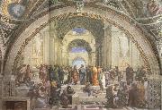 unknow artist skolan i aten rafaels fresk i vatikanen den blev fardig oil painting reproduction